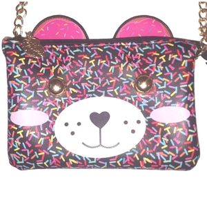 Betsy Johnson Sprinkles Bear Crossbody